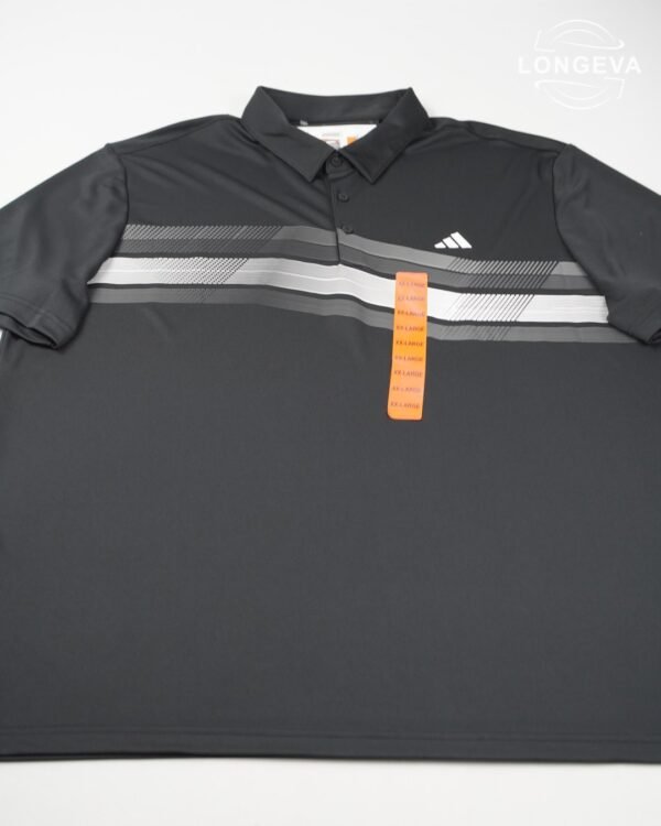 PLAYERA ADIDAS 2XL NEGRO RAYAS