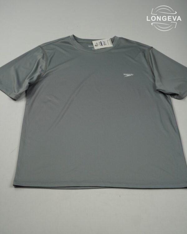 PLAYERA SPEEDO M GRIS LISA