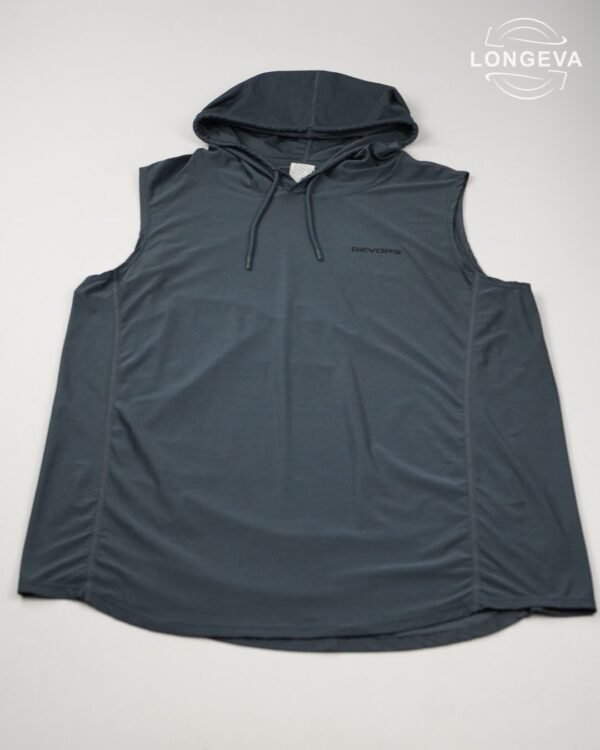 SUDADERA DEVOPS XL GRIS LISA