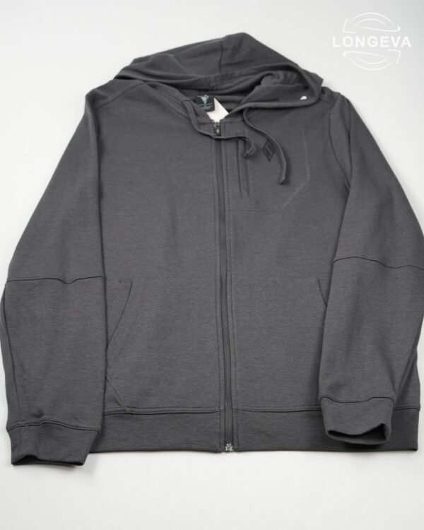 SUDADERA SKECHERS L GRIS LISA