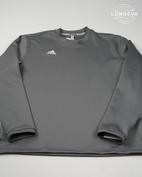 SUETER ADIDAS M GRIS MONOGRAMA