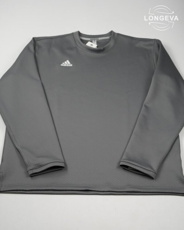 SUETER ADIDAS L GRIS MONOGRAMA