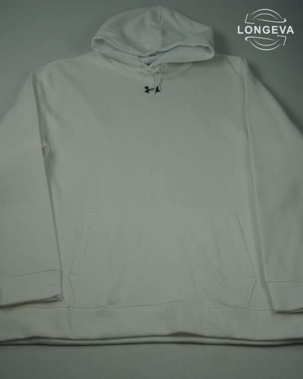 SUDADERA UNDER ARMOUR 3XL BLANCO LISA