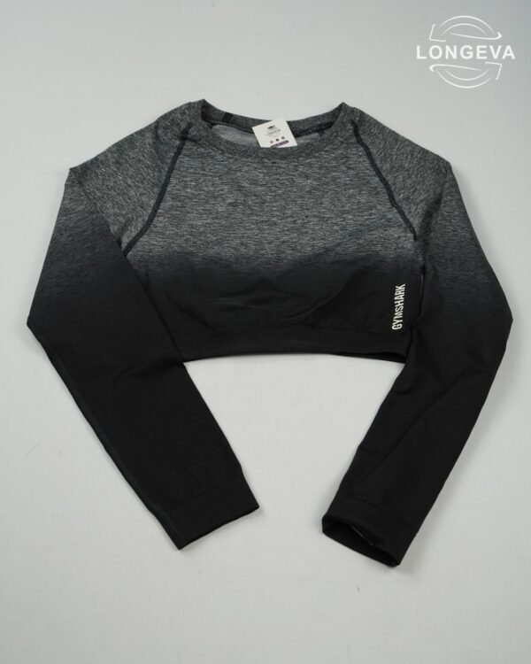 BLUSA GYMSHARK M GRIS JASPEADA