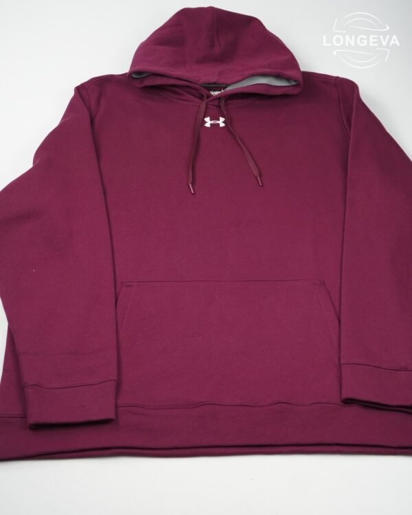 SUDADERA UNDER ARMOUR 3XL GUINDA LISA