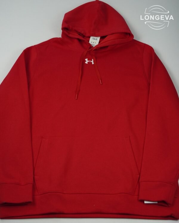 SUDADERA UNDER ARMOUR XL ROJO LISA