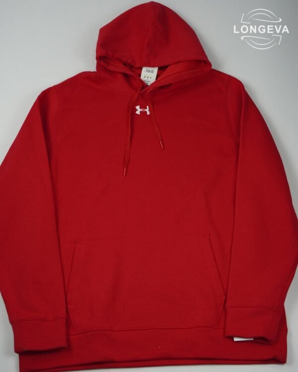 SUDADERA UNDER ARMOUR S ROJO LISA