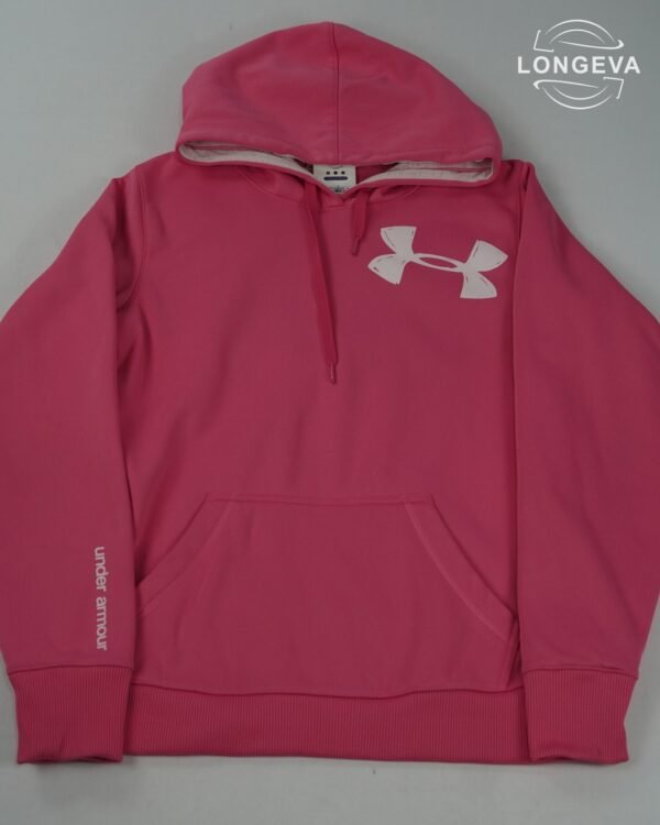 SUDADERA UNDER ARMOUR M ROSA LOGO