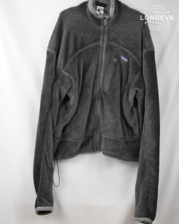 SUDADERA PATAGONIA L GRIS AFELPADO