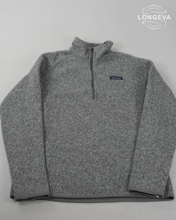 SUDADERA PATAGONIA L GRIS LISA