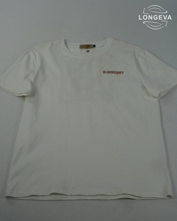PLAYERA BURBERRY 2XL BLANCO LOGO