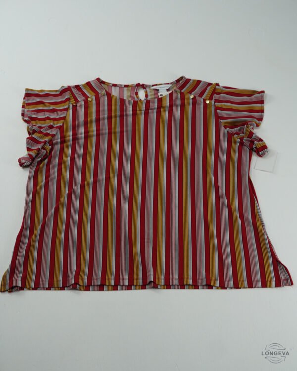 BLUSA LIZ CLAIBORNE XL MULTICOLOR RAYAS