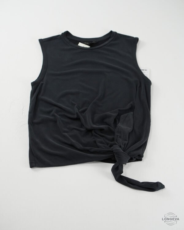 BLUSA BANANA REPUBLIC XS GRIS LISA