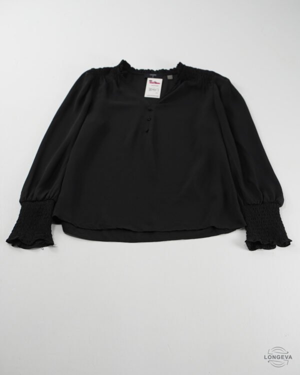 BLUSA TAHARI XS NEGRO LISA