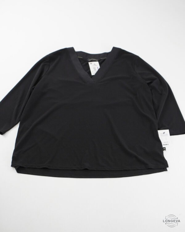 BLUSA BANANA REPUBLIC L NEGRO LISA