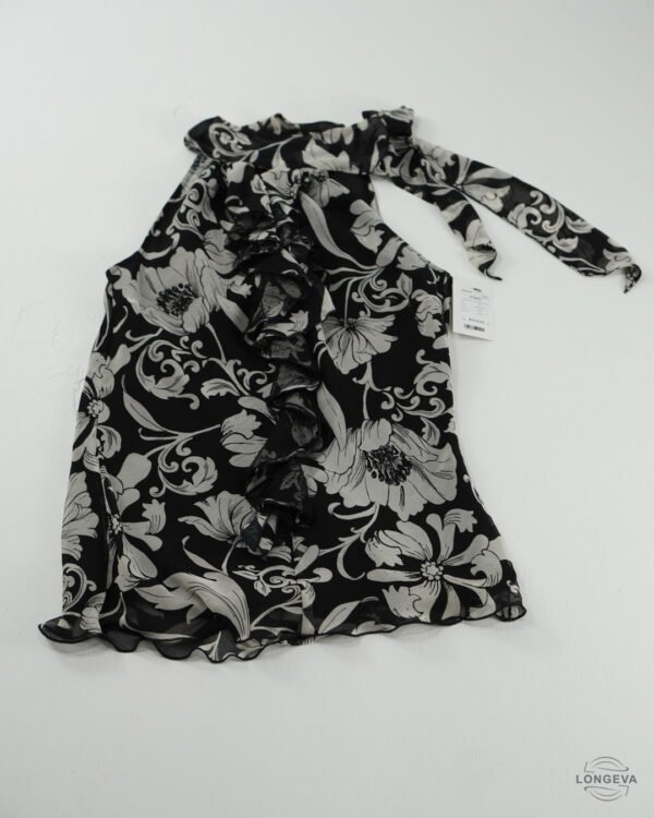 BLUSA WHBM XS MULTICOLOR FLORES