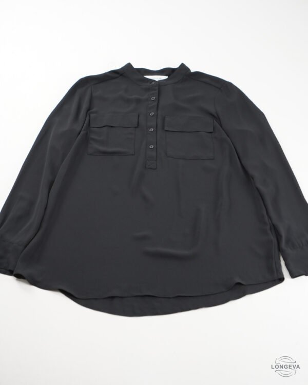 BLUSA LARK & RO 8 NEGRO LISA