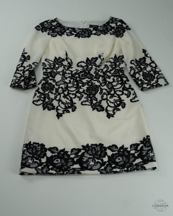 VESTIDO ADRIANNA PAPELL 2 BLANCO FLORES