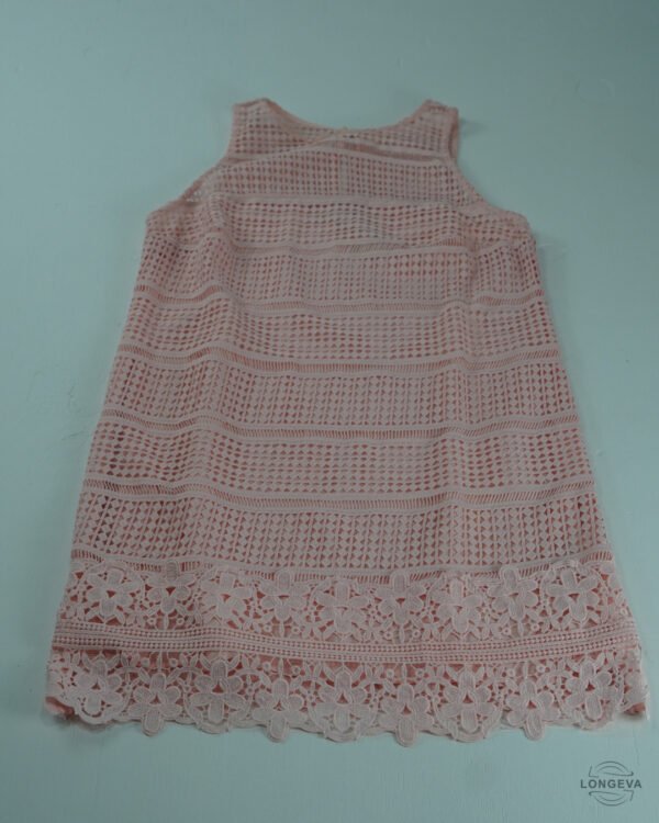VESTIDO ABERCROMBIE & FITCH S ROSA BORDADO