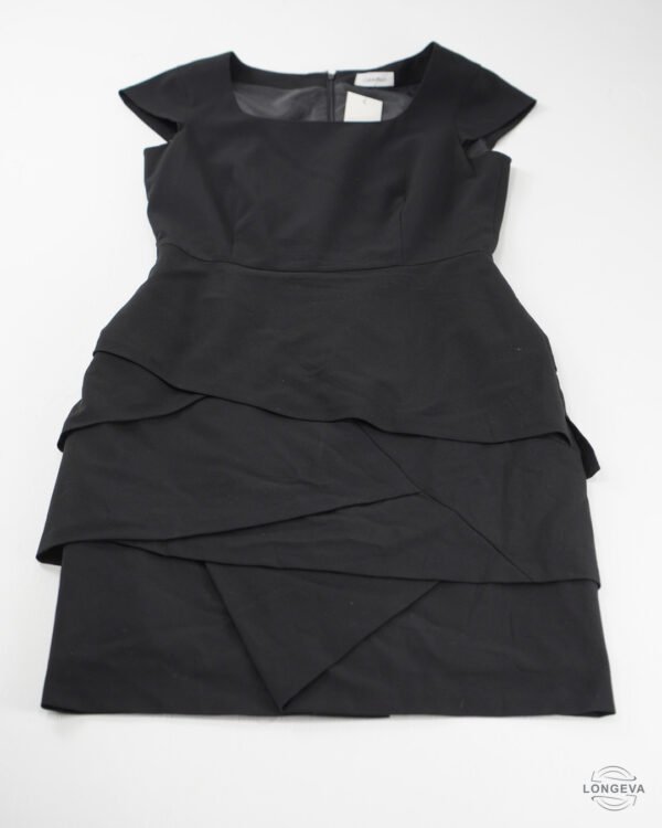 VESTIDO CALVIN KLEIN L NEGRO LISA