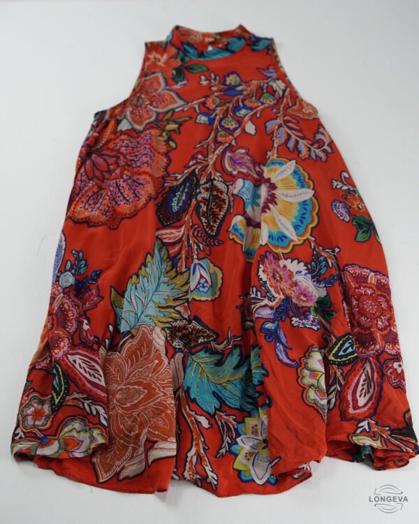 VESTIDO MAEVE S NARANJA MONOGRAMA