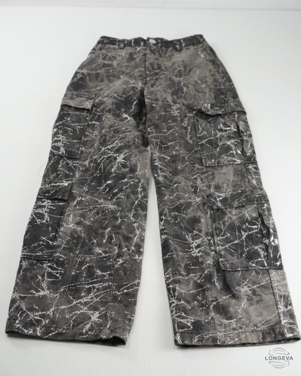PANTALON CASUAL FASHION NOVA S GRIS TEÑIDO