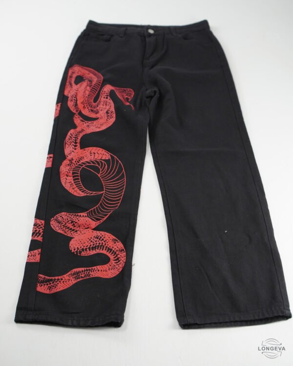 PANTALON CASUAL KNEE DEEP M NEGRO SERPIENTE
