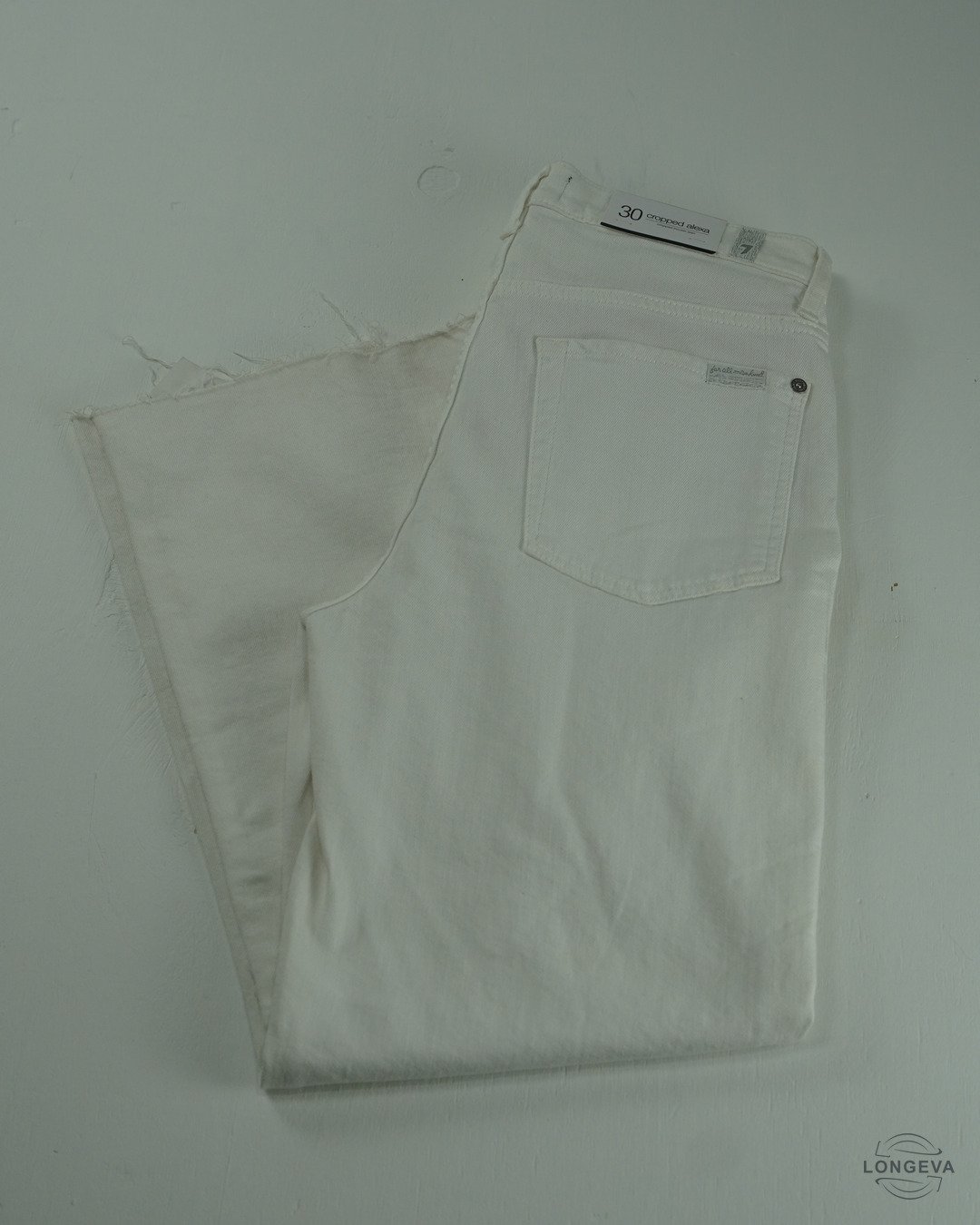 PANTALON MEZCLILLA 7 FOR ALL MANKIND 30 BLANCO LISA - Image 2