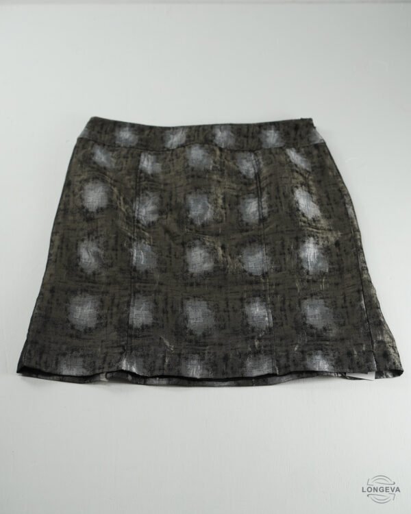 FALDA ETCETERA 12 GRIS MONOGRAMA
