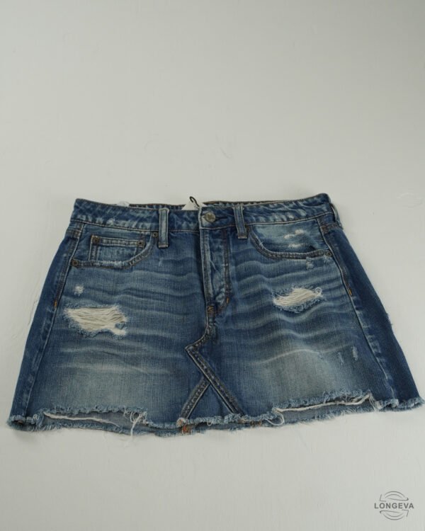 FALDA AMERICAN EAGLE 6 AZUL MEZCLILLA