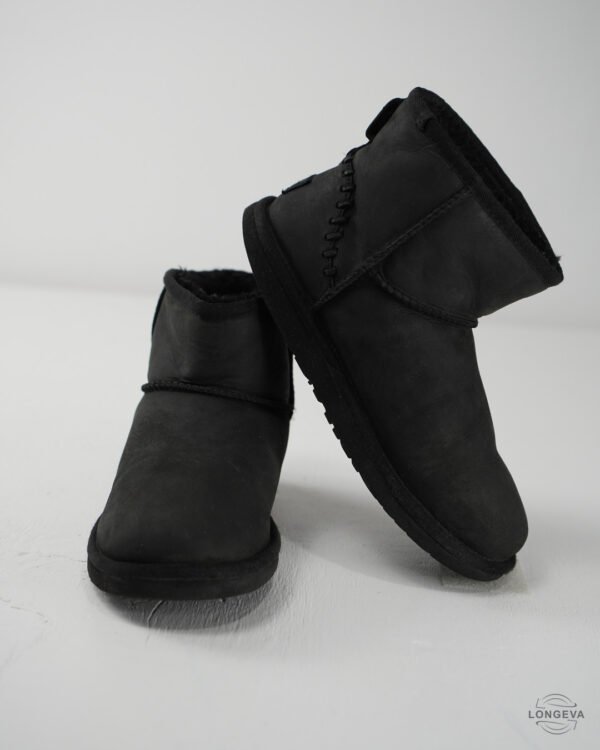 BOTAS UGG 22 CM NEGRO AFELPADO
