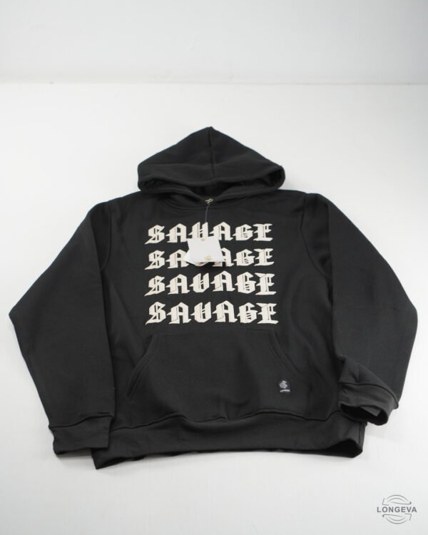 SUDADERA ROCAWEAR M NEGRO LETRAS