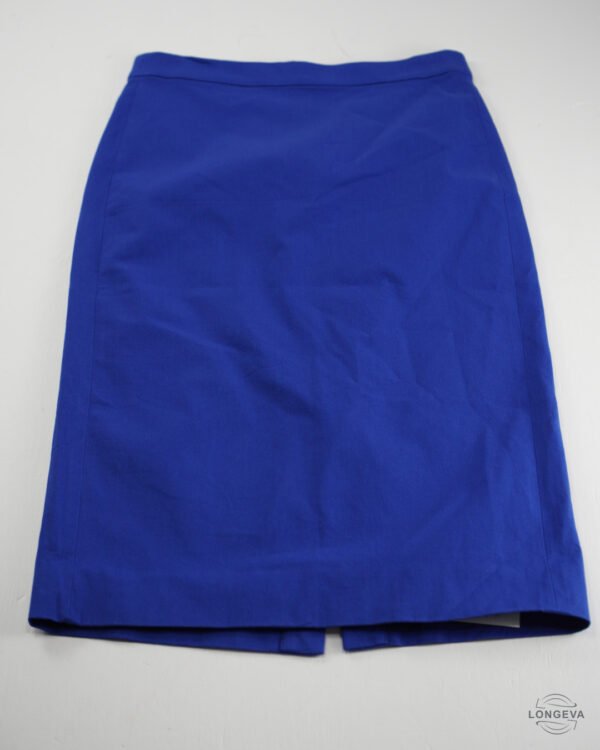 FALDA J.CREW 6 AZUL LISA