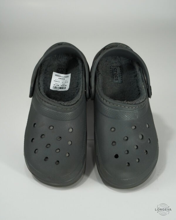 SANDALIAS CROCS 21 CM GRIS AFELPADO