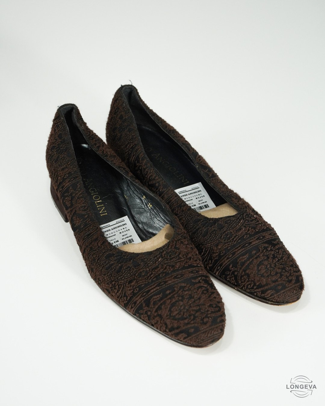 SANDALIAS ENZO ANGIOLINI 25 CM CAFE MONOGRAMA - Image 2
