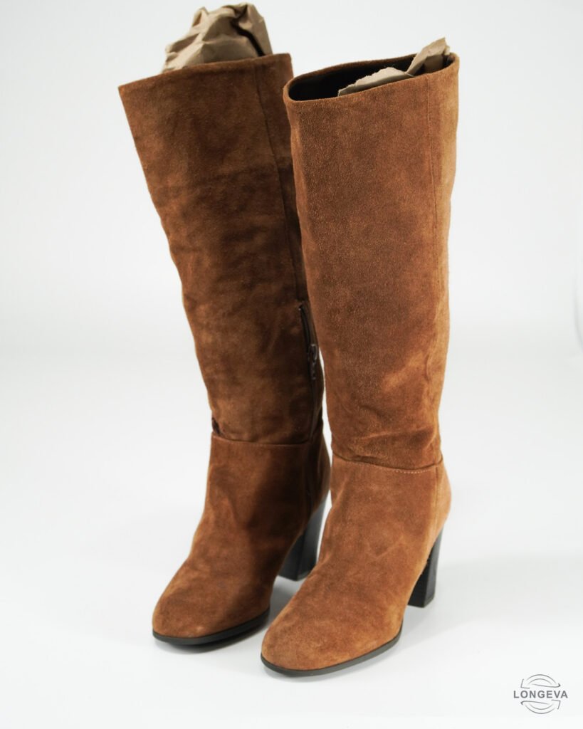 BOTAS ALDO 23 CM CAFE GAMUZA
