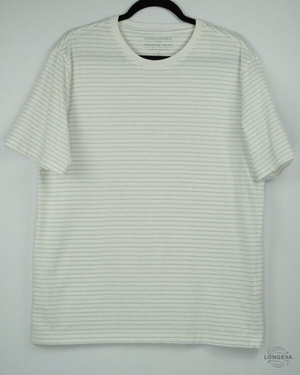 PLAYERA BANANA REPUBLIC L BLANCO RAYAS