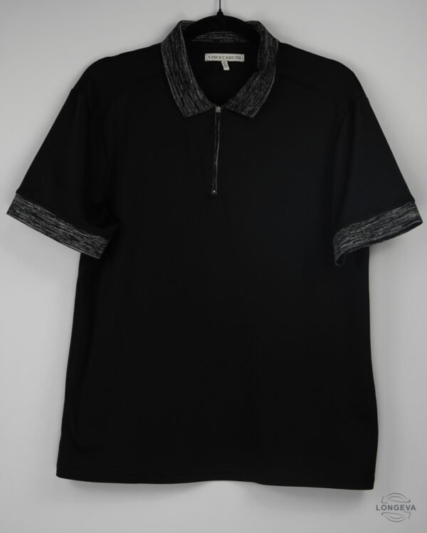 PLAYERA VINCE CAMUTO M NEGRA LISA