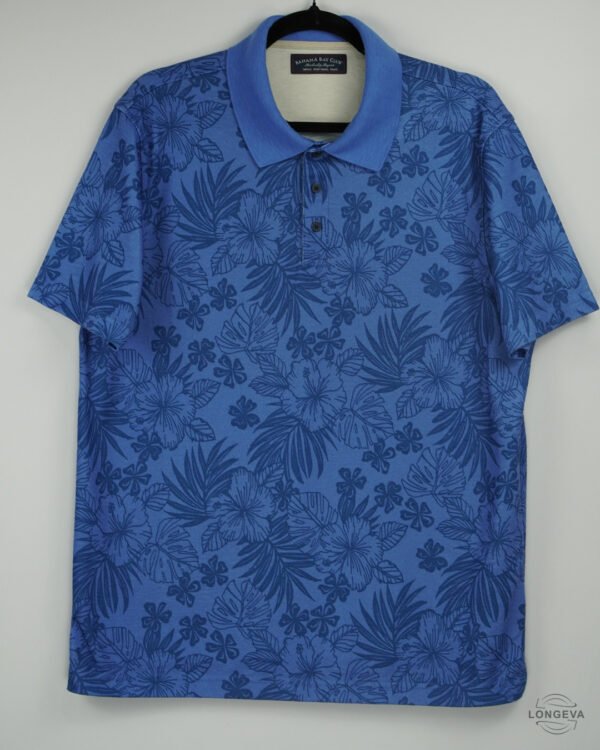 PLAYERA BAHAMA BAYY CLUB M AZUL MONOGRAMA
