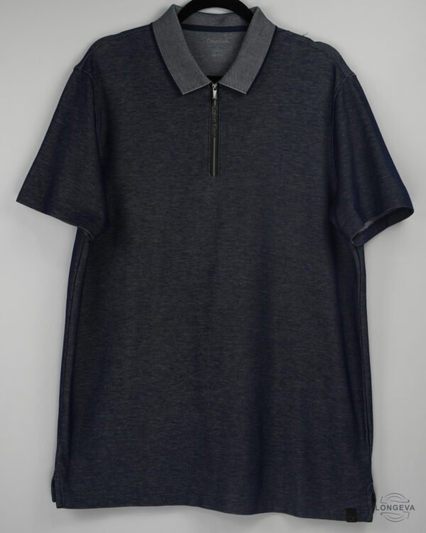 PLAYERA CALVIN KLEIN L AZUL MONOGRAMA
