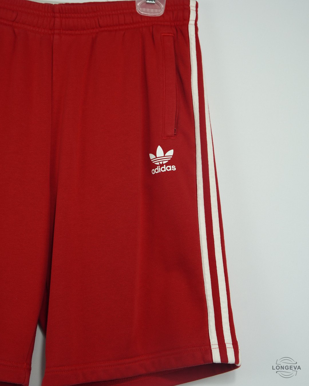 SHORT ADIDAS L ROJO LISA - Image 2