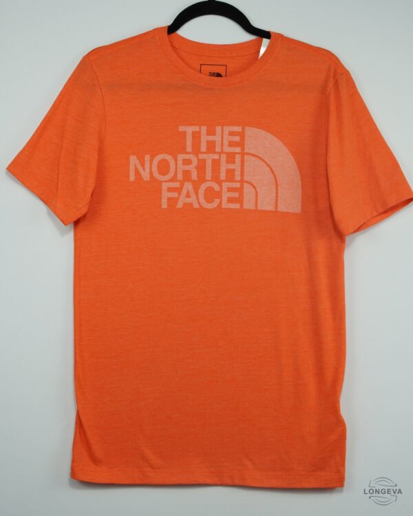 PLAYERA THE NORTH FACE S NARANJA LOGO