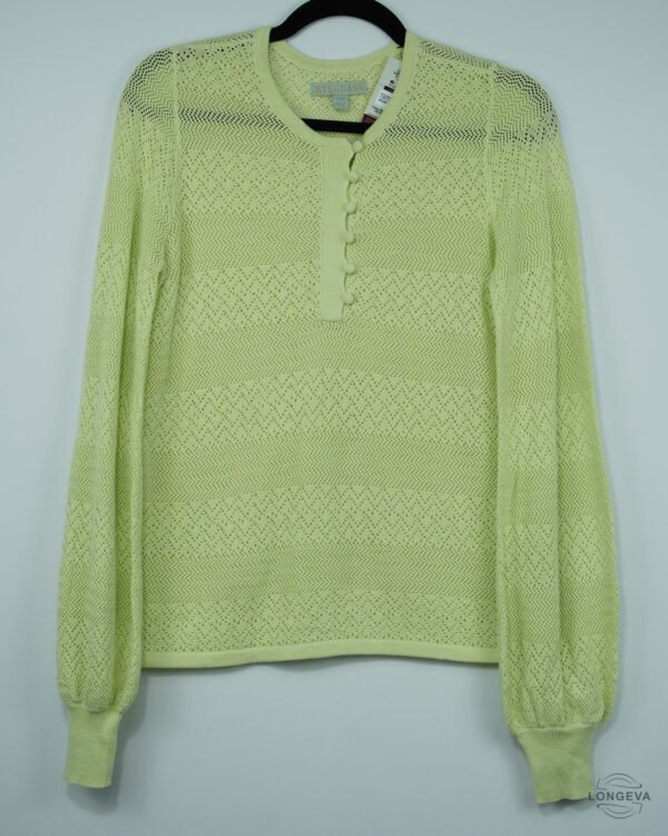 BLUSA RYEGRASS XS VERDE TEJIDO