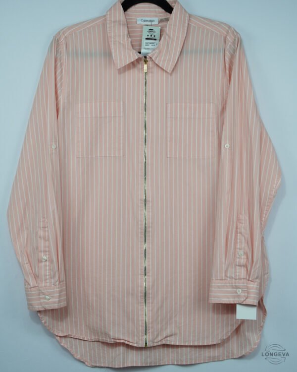 CAMISA CALVIN KLEIN XL ROSA RAYAS