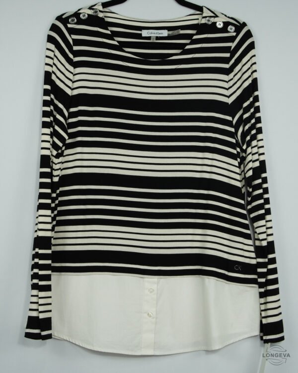 BLUSA CALVIN KLEIN M MULTICOLOR RAYAS