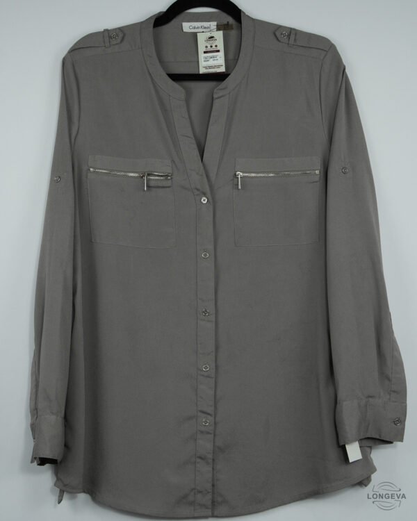 BLUSA CALVIN KLEIN L GRIS LISA