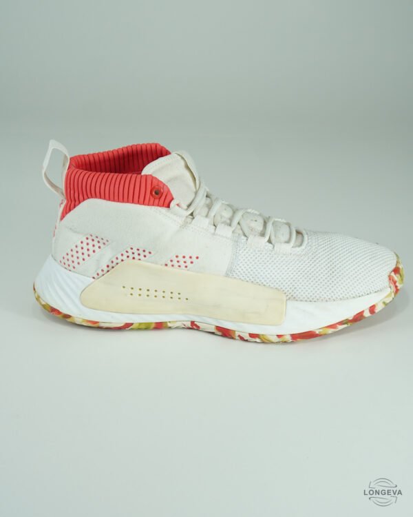 TENIS ADIDAS 30 CM BLANCO/NARANJA DAME 5