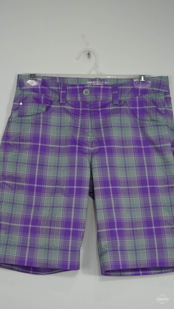 SHORT NIKE 4 MORADO CUADROS