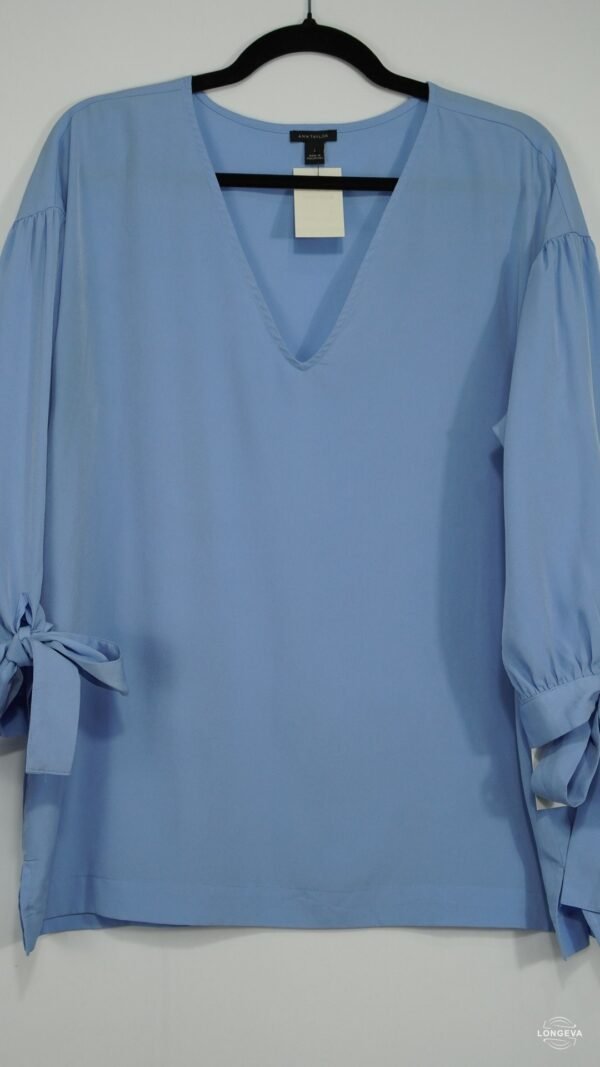 BLUSA ANN TAYLOR L AZUL LISA