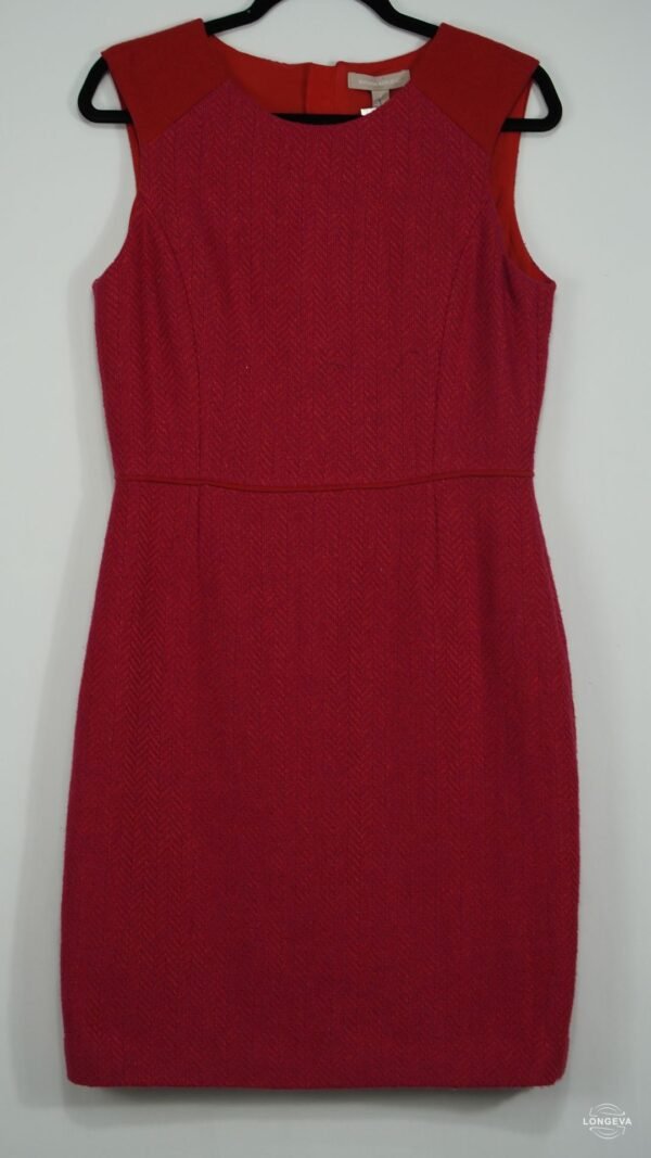 VESTIDO BANANA REPUBLIC 8 ROJO TEJIDO